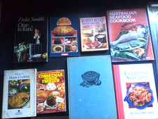 8 Vintage Cookbooks 1961-96 g-VG Marguerite Pattern Dairy Book Stork Cookery etc