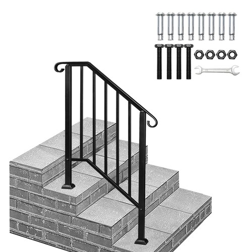 Iron handrail railing - railing, for