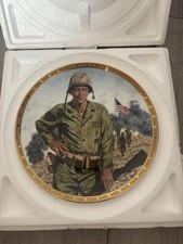 Franklin Mint Royal Doulton John Wayne Symbol of Americas Fighting Forces Plate