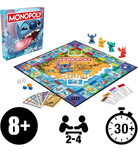 Monopoly disney stitch - stitch, board