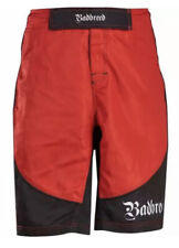 BADBREED CARNAGE RED BLACK MMA MARTIAL ARTS FIGHT BOARD SHORTS S £34.99 Min wear
