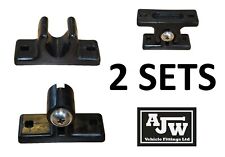 2 x Black Nylon Door Retainer Hold Back Horseboxes Trailer Motorhome Vans Coach