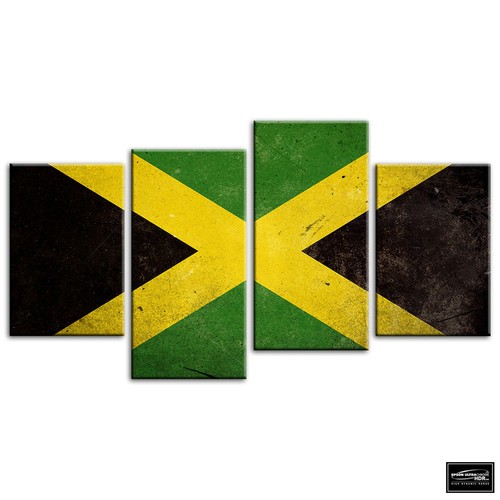 Abstract jamaican maps flags - abstract,