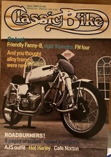CLASSIC BIKE June 1987.AJS 31CSR Dominator 99 Francis-Barnett DBD34 Gold Star