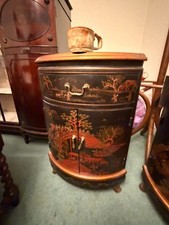 Matching Pair Chinoiserie Demi