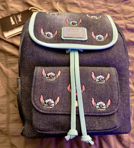 Disney loungefly stitch denim - stitch,