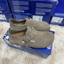Unisex Boston Suede Leather Clog - Women/Men Comfortable Casual High Quality  UK