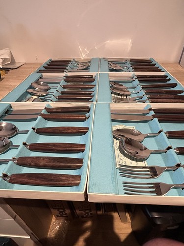 Vintage boxed 1960s cutlery - vintage,