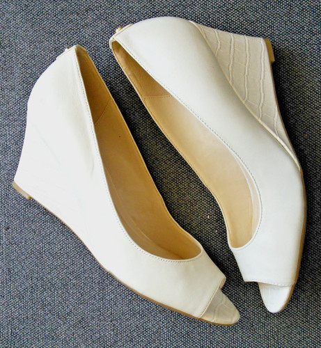 Ladies leather shoes nine - ladies,