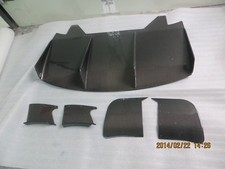 Carbon fiber rear under