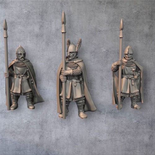 City guard with spears - spears, at