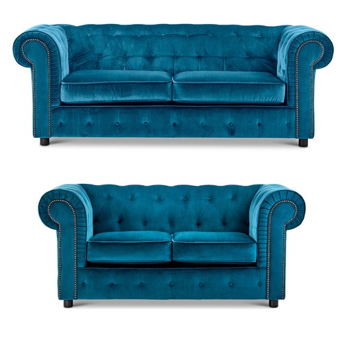 Bourne indigo chesterfield - indigo,