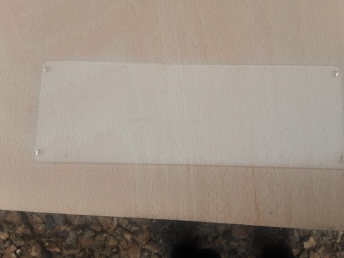 Door push pull plate protector - pull,
