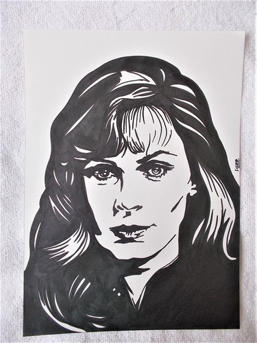 Art marker pen sketch - a4,