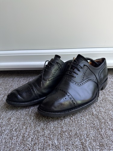 Loake seaham black leather - black,