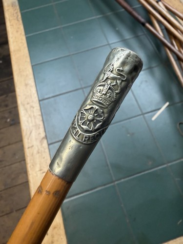 Antique military swagger stick - antique,