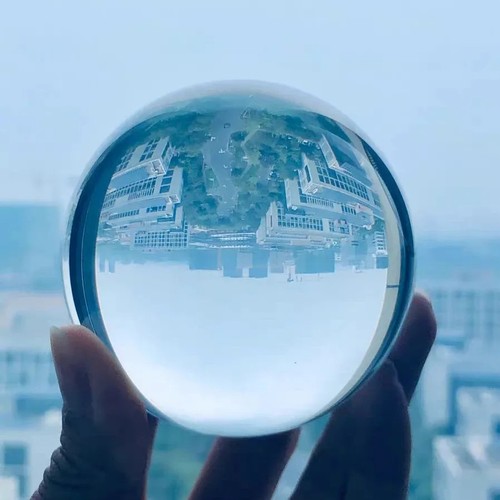Crystal ball lens clear - crystal,