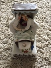 Staffordshire Porcelain Fairings Figure- “ Last In Bed Put Out The Light” GC