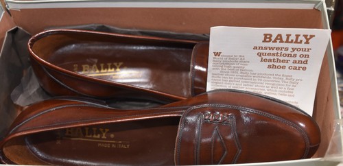 Mens leather bally - bally, size
