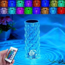 Table lamp crystal - table, light