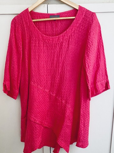 Sahara pink tunic top textured - sahara,