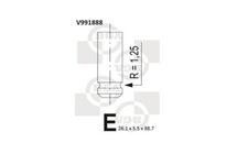 BGA V991888 Outlet valve for