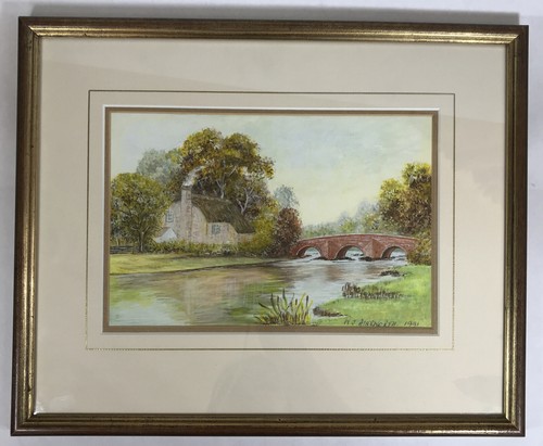 Watercolour painting english - painting,