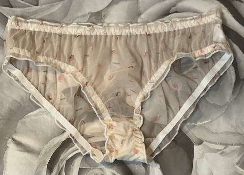 Woman peach sheer knickers - woman’s,