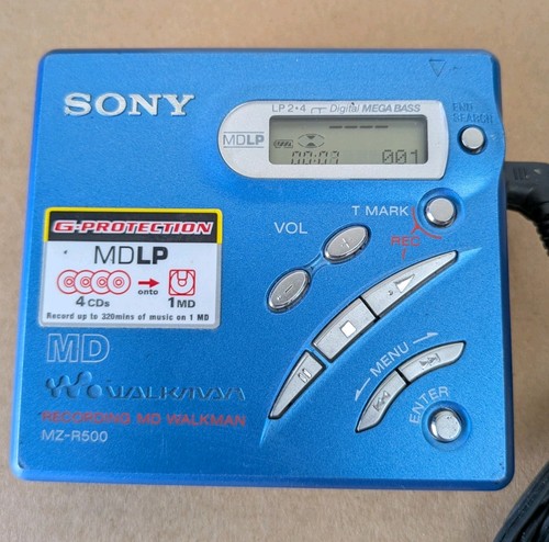 Sony r500 mini disc - sony, mz-r500