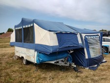 *REDUCED* Conway Cruiser Folding Camper with Awning, blue, 1999 vgc