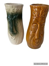 Vintage Celery/Flower Vases