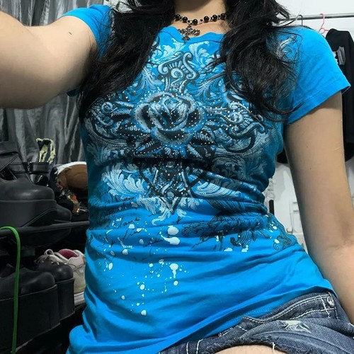 Women y2k grunge shirts - women's,