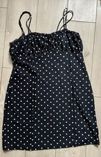 Polka Dot Sun Dress With Tie