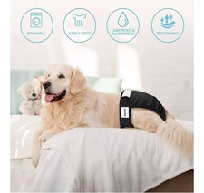 Avont Individual Reusable Dog Diaper, Highly Absorbent Washable and Eco-Friendly