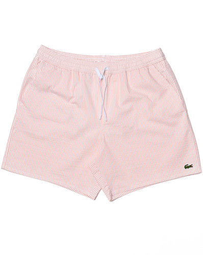 Lacoste textured striped swim - lacoste,