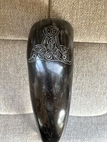 Large viking drinking horn - viking, ox