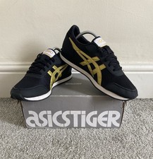 ASICS Tiger Curreo II Men’s Trainers UK 8 Black/Rich Gold Boxed