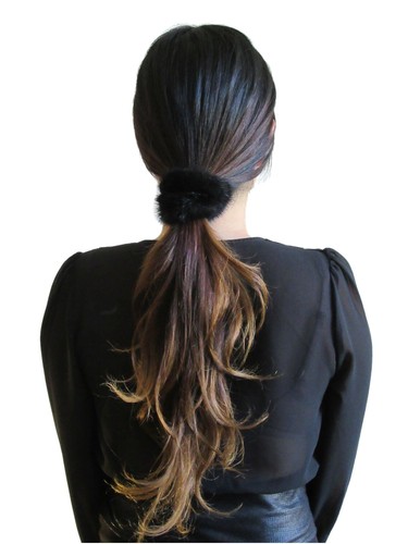 Ranch mink scrunchie - mink,