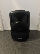 Fenton Portable DJ PA Speaker System 15" 800w Bluetooth Music Lights and Battery