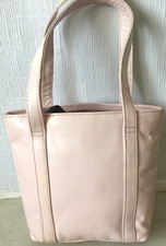 GIGI SMALL SOFT PINK LEATHER TOTE BAG.VERY GOOD CONDITION.