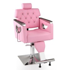 Crystal Tufted Spa Beauty Equipment with Tiltable Backrest-Pink