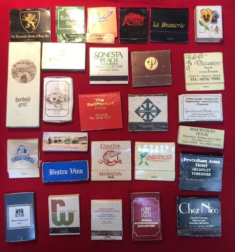 Matchbooks x27 new and - x27, used