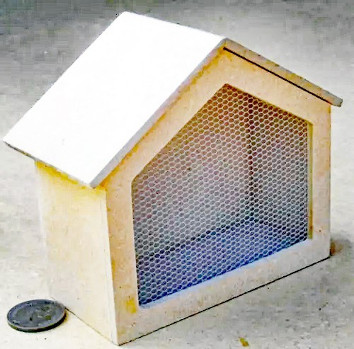 Dolls house natural - house,
