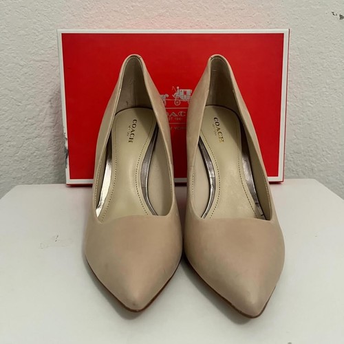 Coach nude beige leather - coach,