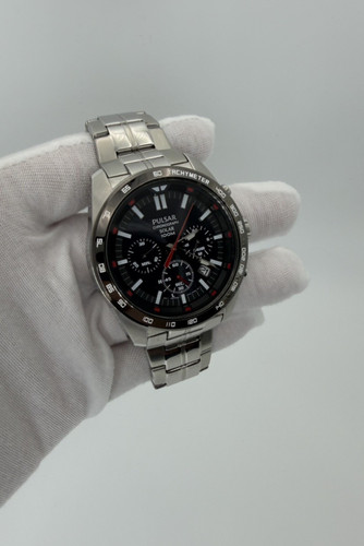 Pulsar solar chronograph men - solar,