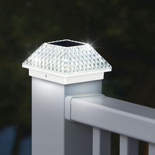 Solar Post Cap Lights Fence