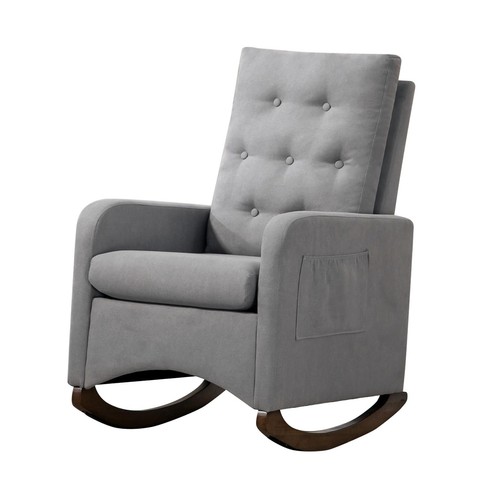 High backrest nursing - high, rocking