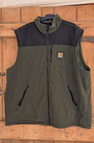 Carhartt green black fleece - green/black,