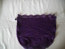 Beautiful, lace purple modesty panel 