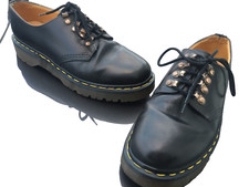 Dr Martens 8098 black leather shoes UK 8 EU 42 Made in England
